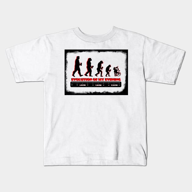 Evolution of my evening Kids T-Shirt by GR8DZINE